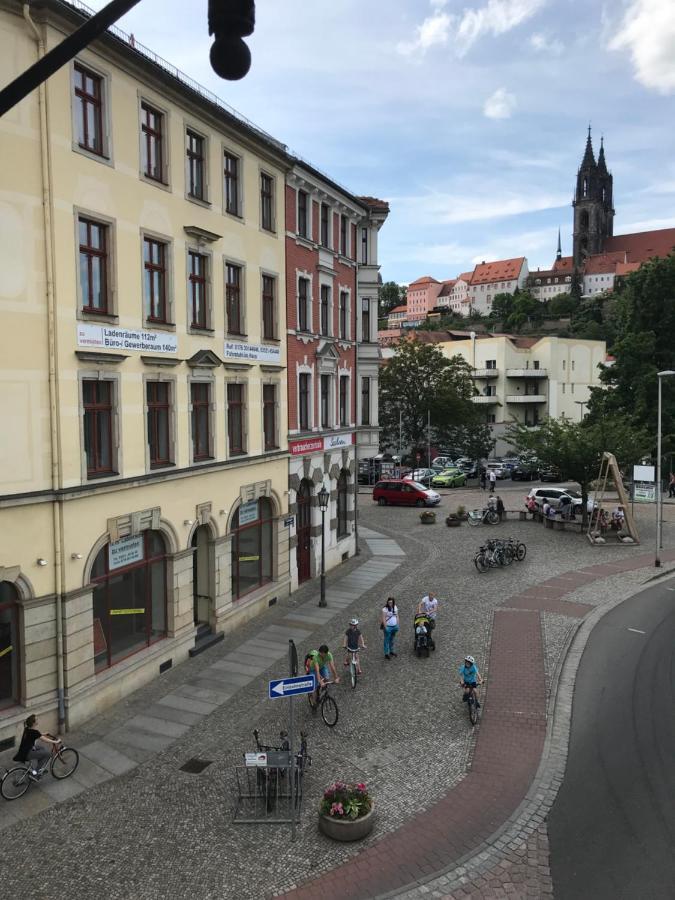 Apartments At Old Town Bridge Altstadt, Elbestrand, Fahrradweg, Schiffsanleger Meißen Exteriér fotografie